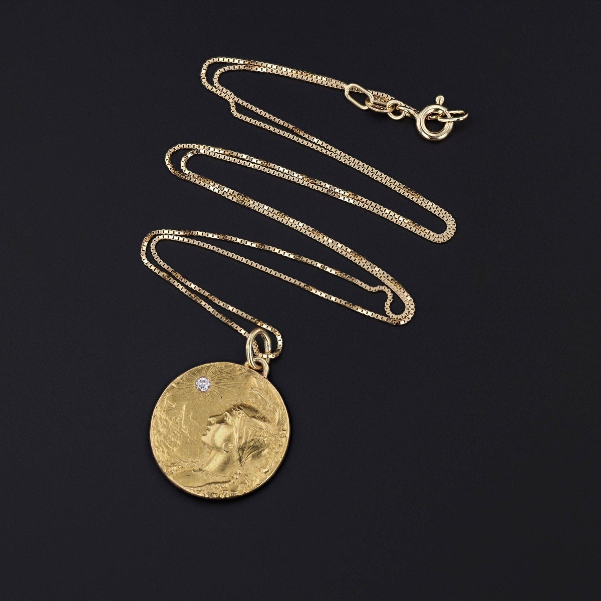 Native American Pendant | Antique Necklace - Trademark Antiques