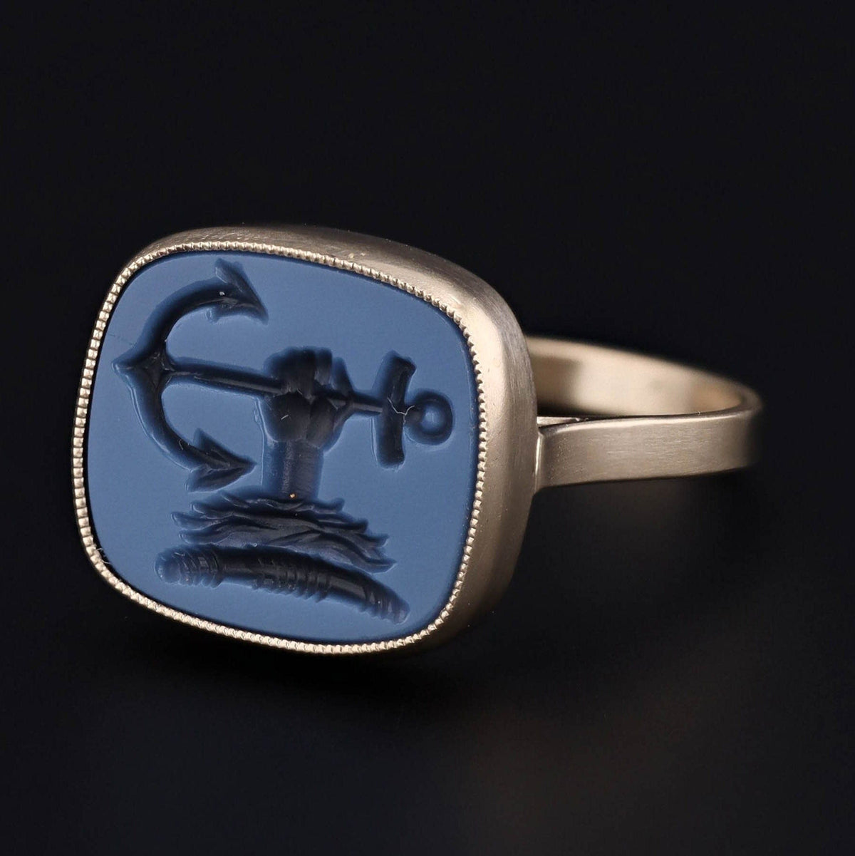 Nautical Ring | Intaglio Ring - Trademark Antiques