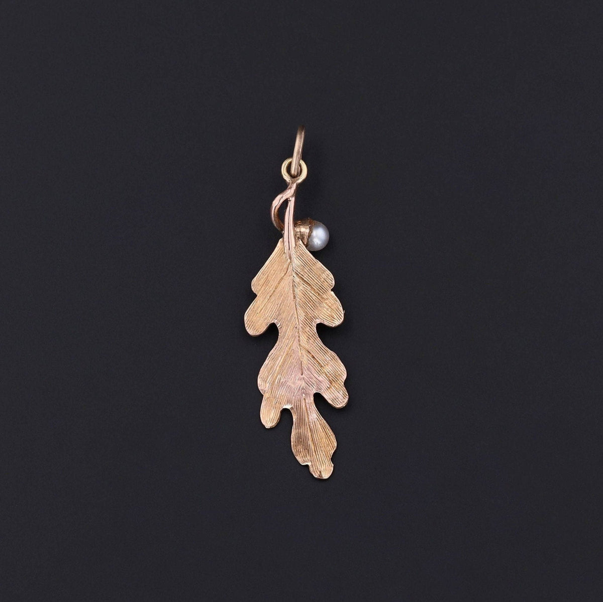 Oak Leaf Pendant | Acorn Pendant - Trademark Antiques