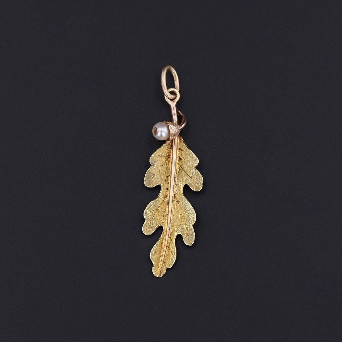 Oak Leaf Pendant | Acorn Pendant - Trademark Antiques