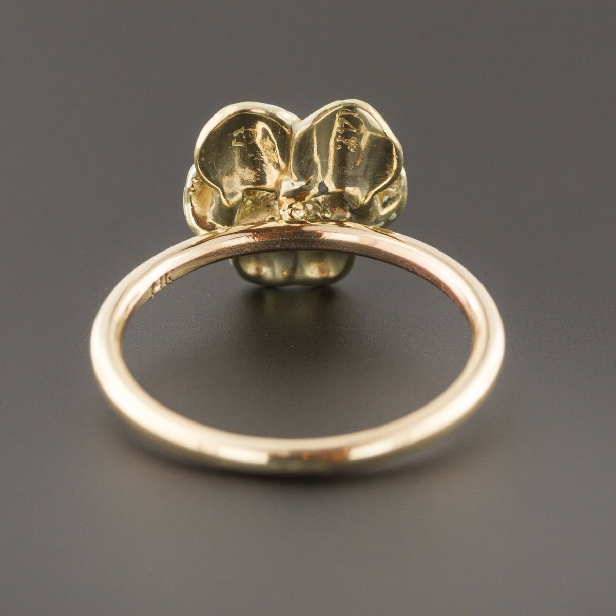 ON HOLD - Pansy Ring | 14k Gold Ring - Trademark Antiques