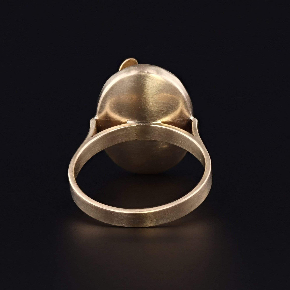 Onyx Dragon Ring | Antique Pin Conversion - Trademark Antiques