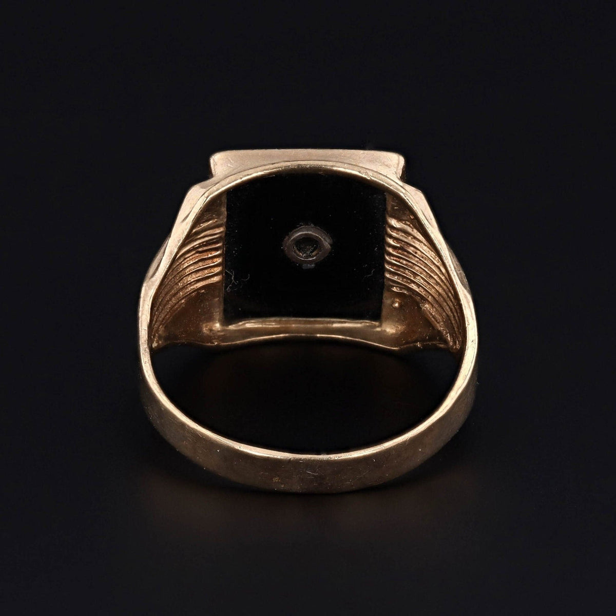 Onyx Ring | Vintage Ring - Trademark Antiques