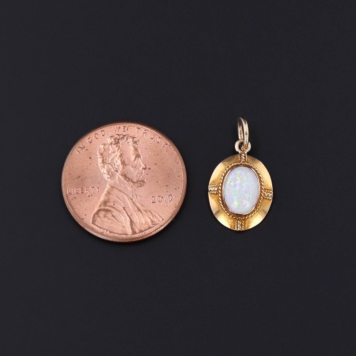 Opal Charm | Antique Charm - Trademark Antiques