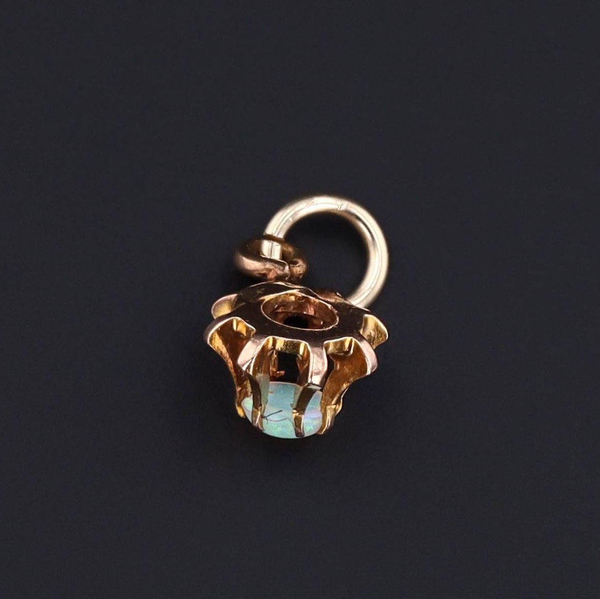 Opal Charm | Antique Conversion - Trademark Antiques