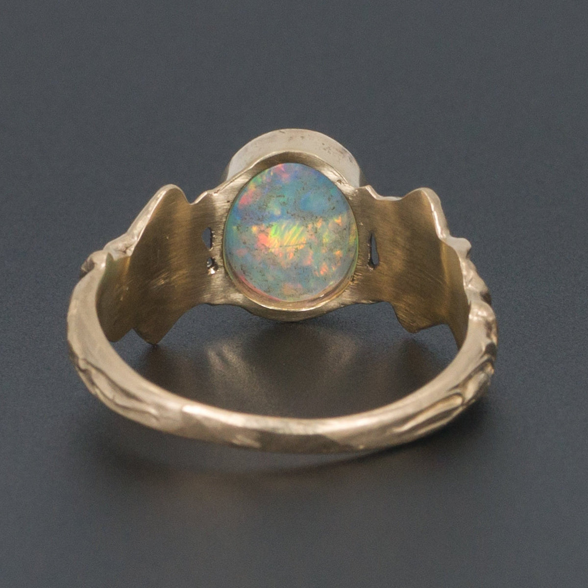 Opal Ring | 14k Gold Opal Woman Ring - Trademark Antiques