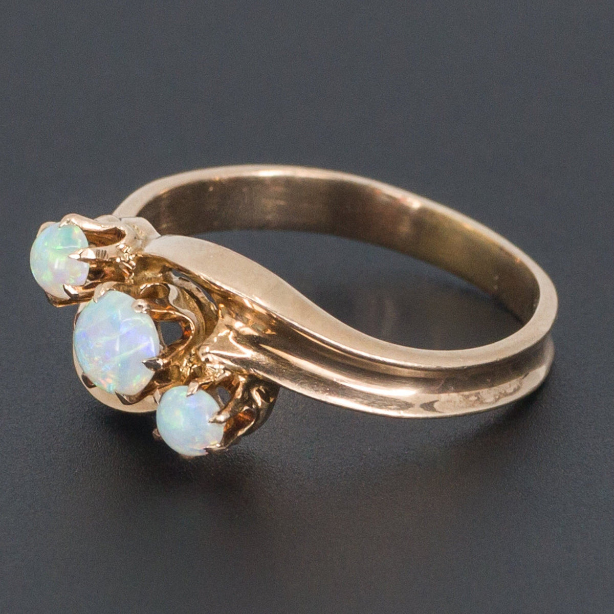 Opal Ring | 14k Opal Ring - Trademark Antiques