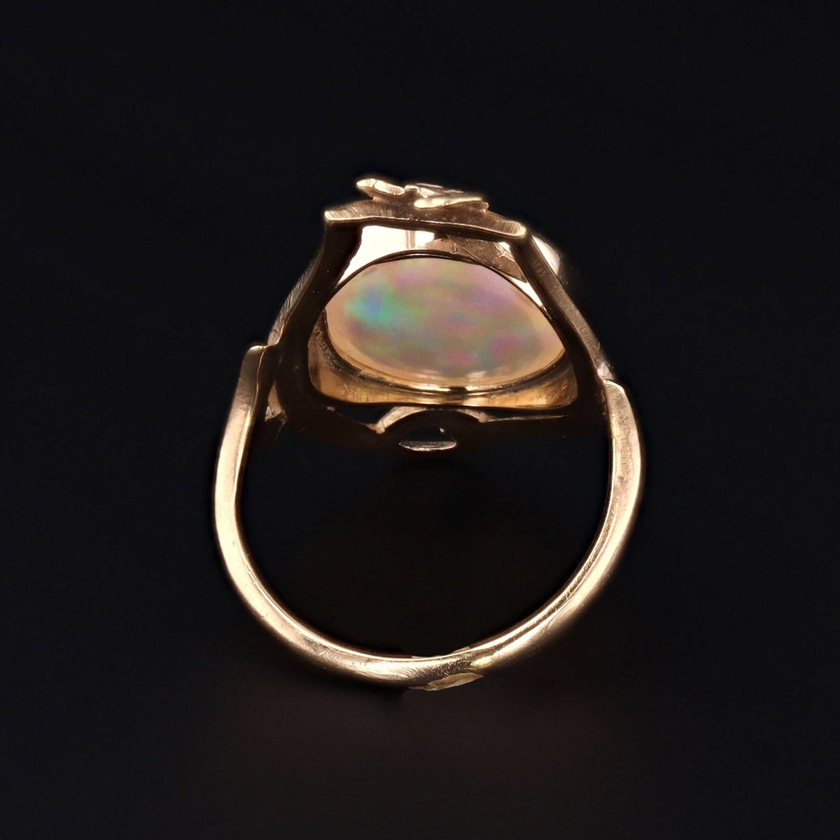 Opal Ring | Crystal Opal Ring - Trademark Antiques