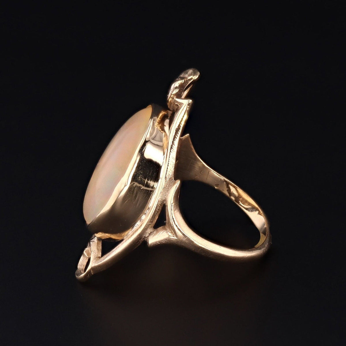 Opal Ring | Crystal Opal Ring - Trademark Antiques