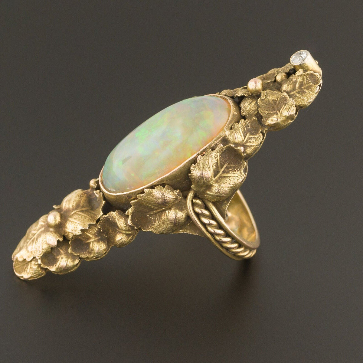 Opal Ring | Opal Statement Ring - Trademark Antiques