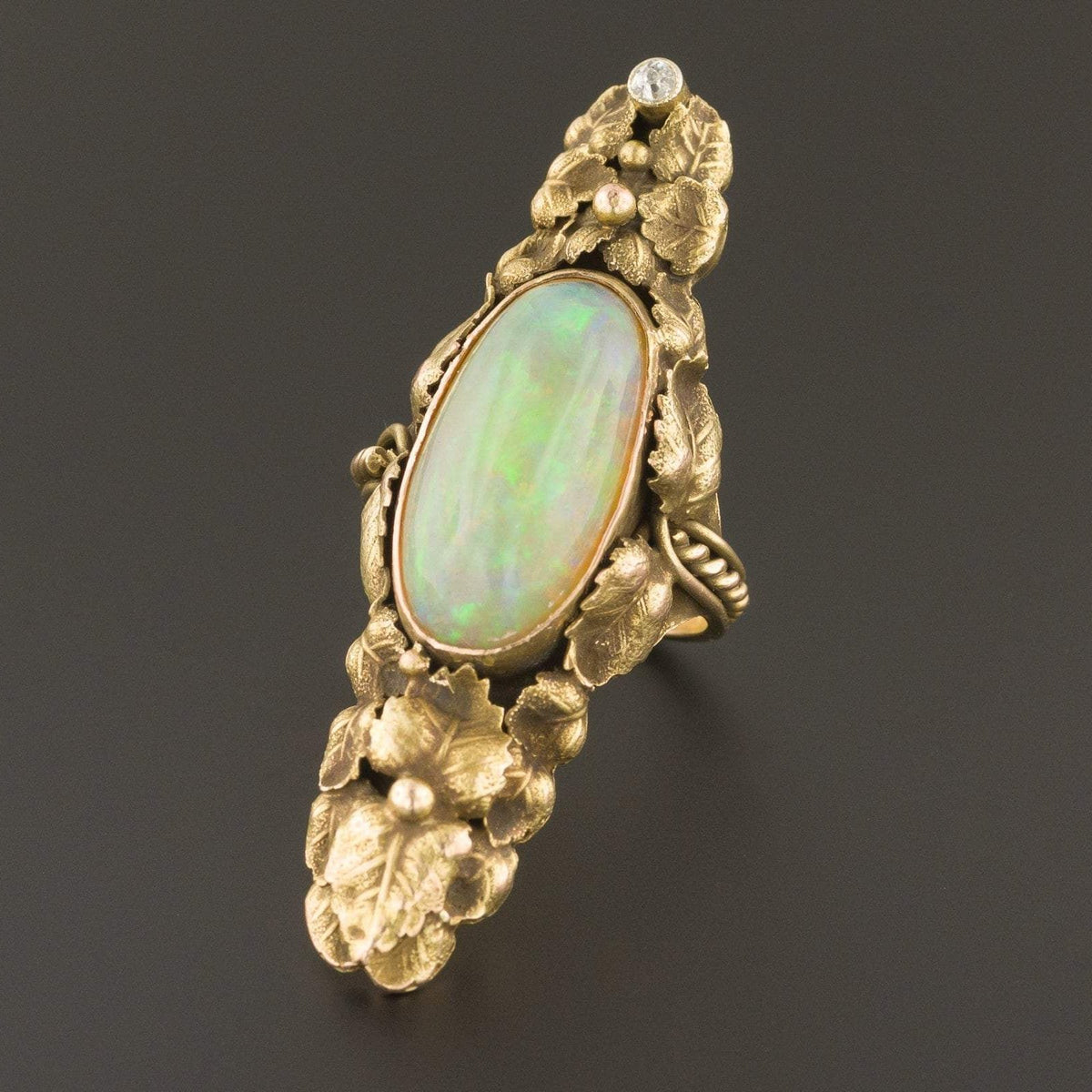 Opal Ring | Opal Statement Ring - Trademark Antiques