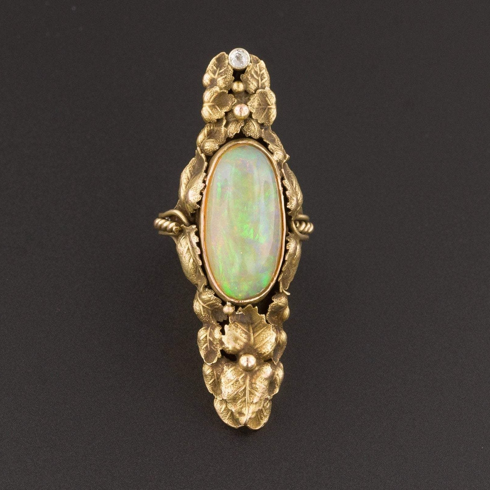 Opal Ring | Opal Statement Ring - Trademark Antiques