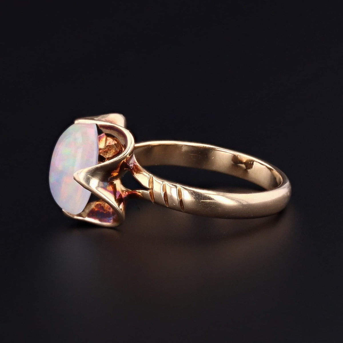 Opal Ring | Vintage 14k Gold Ring - Trademark Antiques