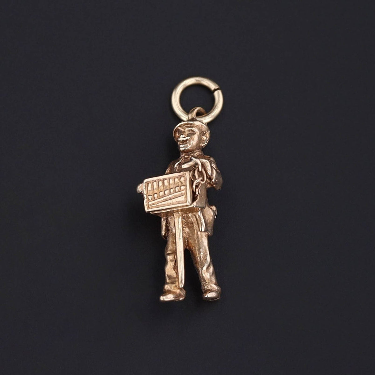 Organ Grinder Charm | Monkey Charm - Trademark Antiques