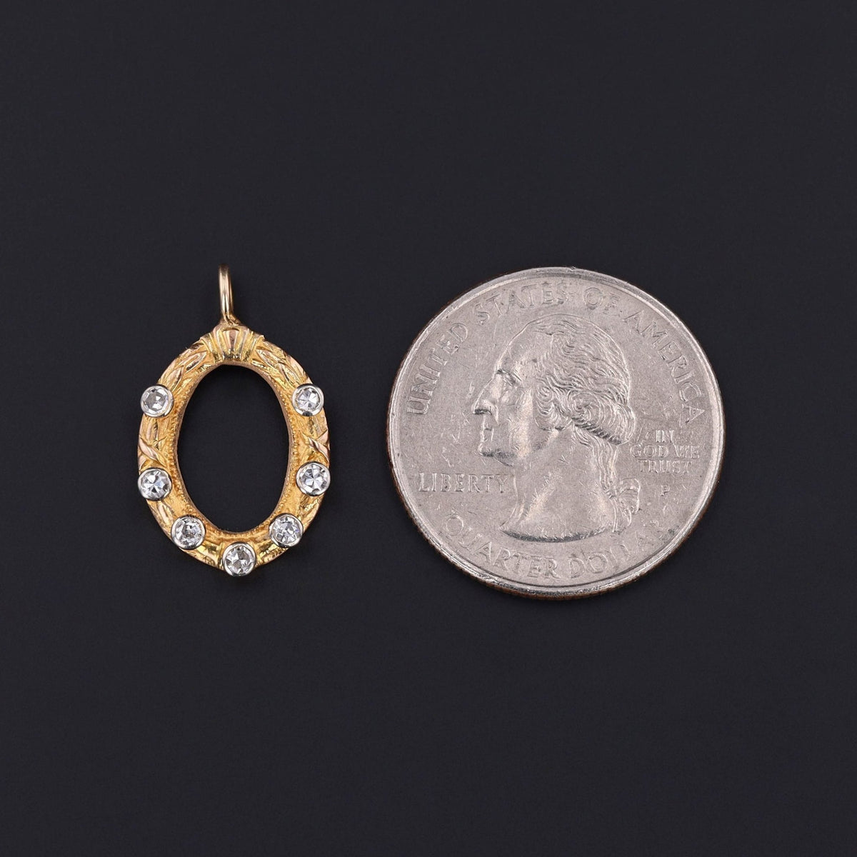 Oval Pendant | Antique Pendant - Trademark Antiques