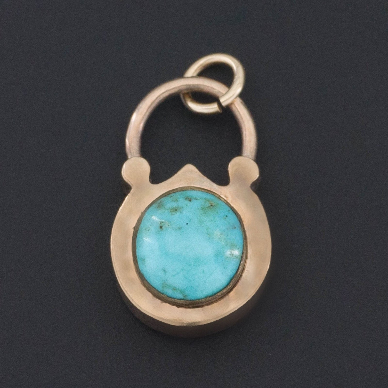 Padlock Charm | Antique Padlock Charm - Trademark Antiques