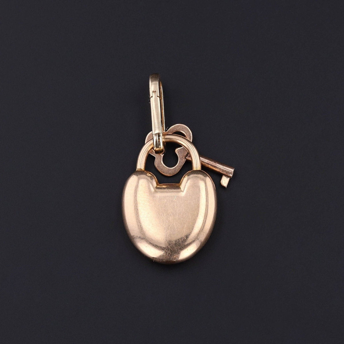 Padlock Pendant | Lock and Key - Trademark Antiques