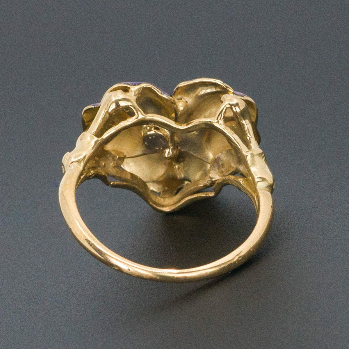 Pansy Ring | Antique Pansy Ring - Trademark Antiques