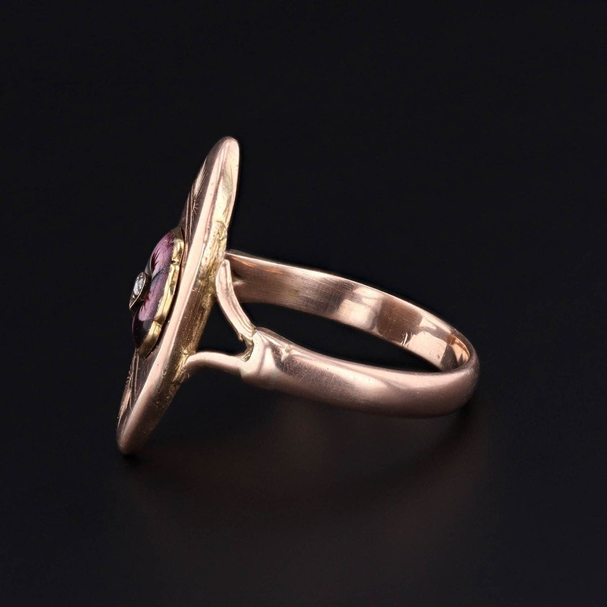 Pansy Ring | Antique Ring - Trademark Antiques