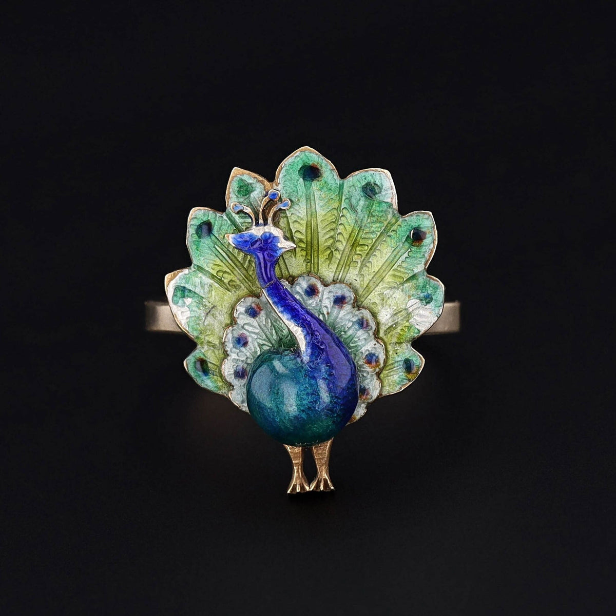 Peacock Ring | Vintage Ring - Trademark Antiques