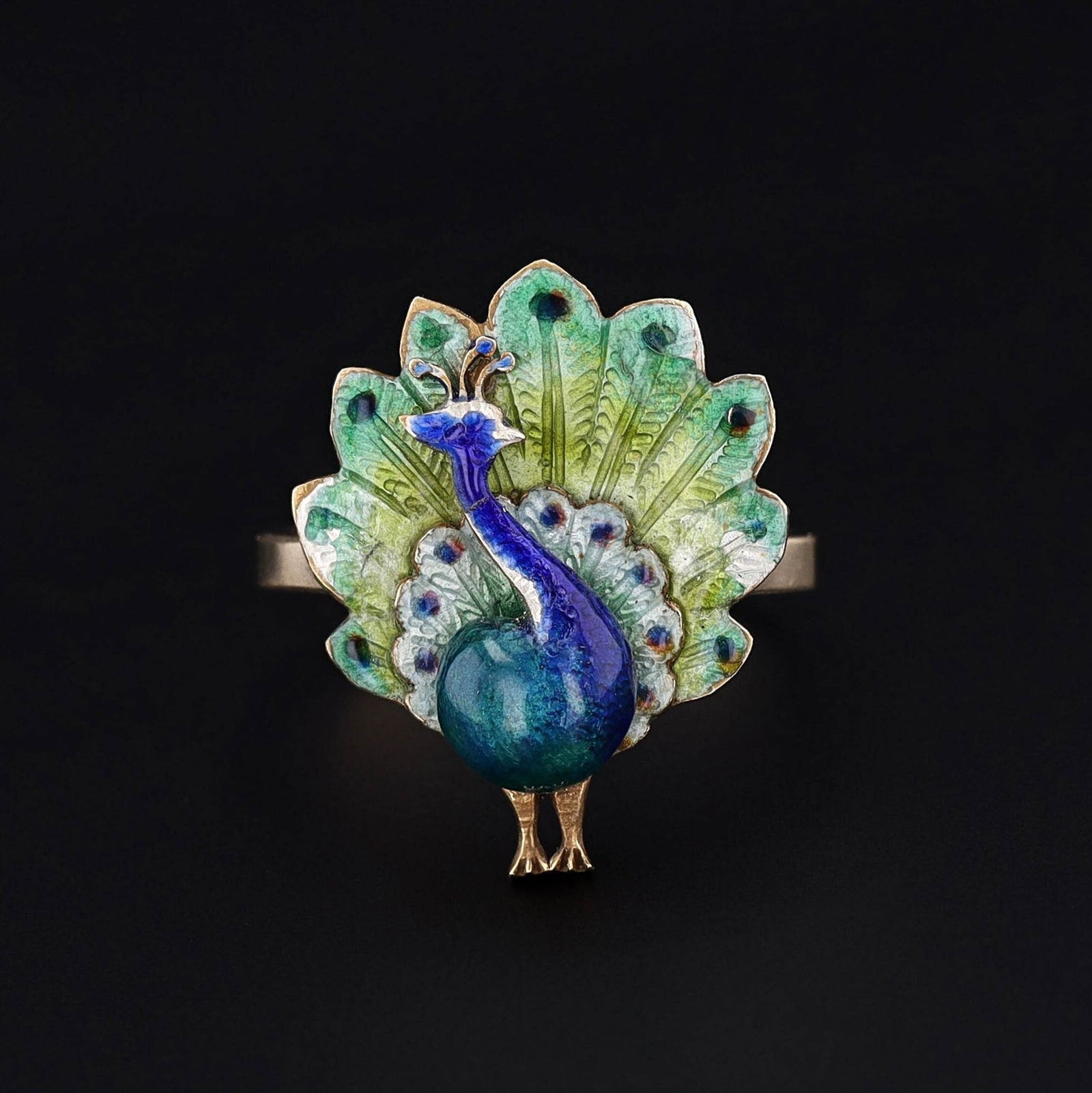 Peacock Ring | Vintage Ring - Trademark Antiques