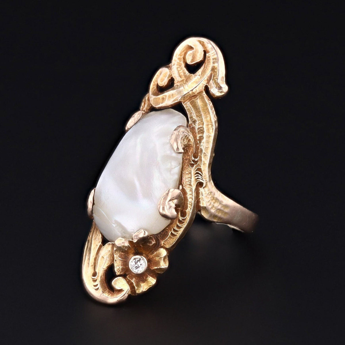Pearl Ring | Antique Pearl Ring - Trademark Antiques