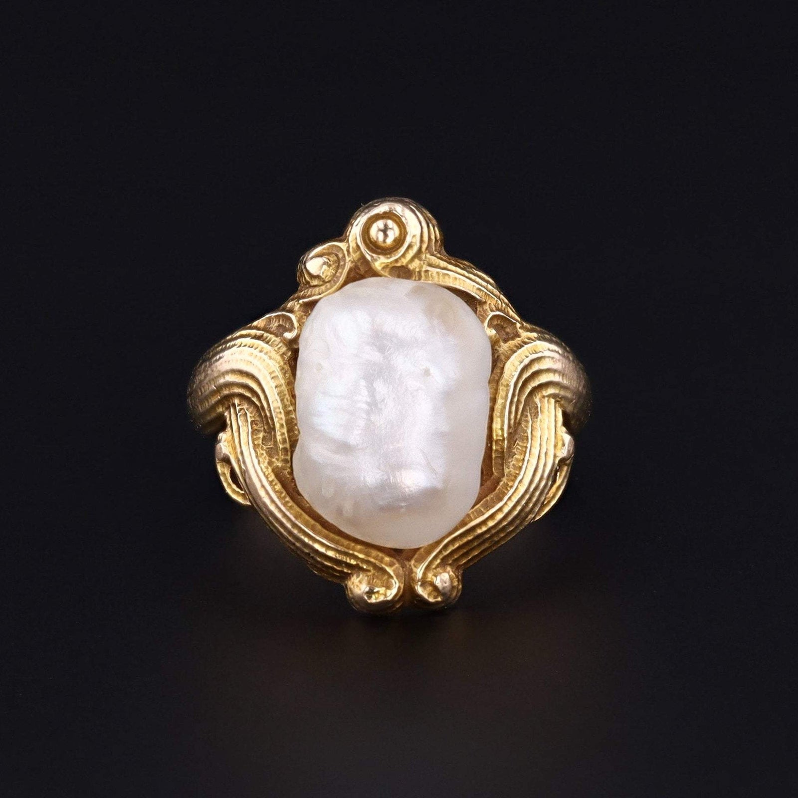 Pearl Ring | Antique Pearl Ring - Trademark Antiques