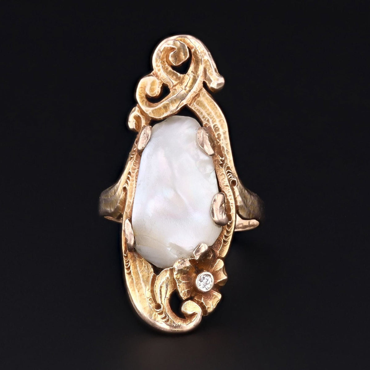Pearl Ring | Antique Pearl Ring - Trademark Antiques
