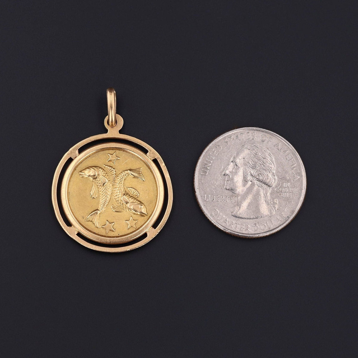 Pisces Pendant | Fish Pendant - Trademark Antiques