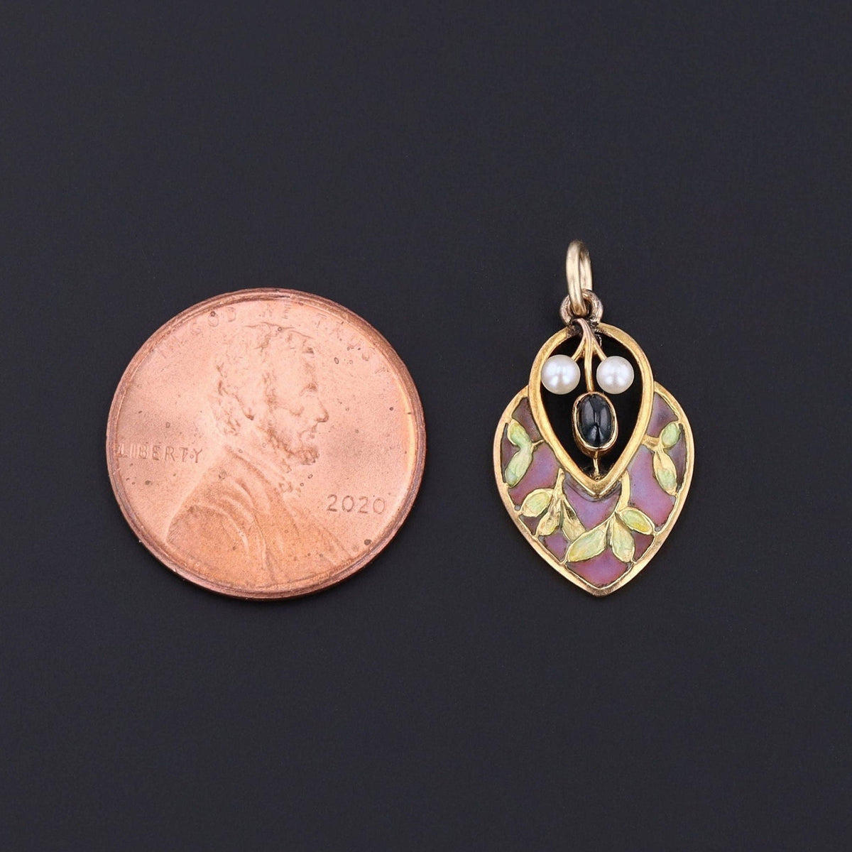 Plique - a - jour Pendant | Antique Charm - Trademark Antiques