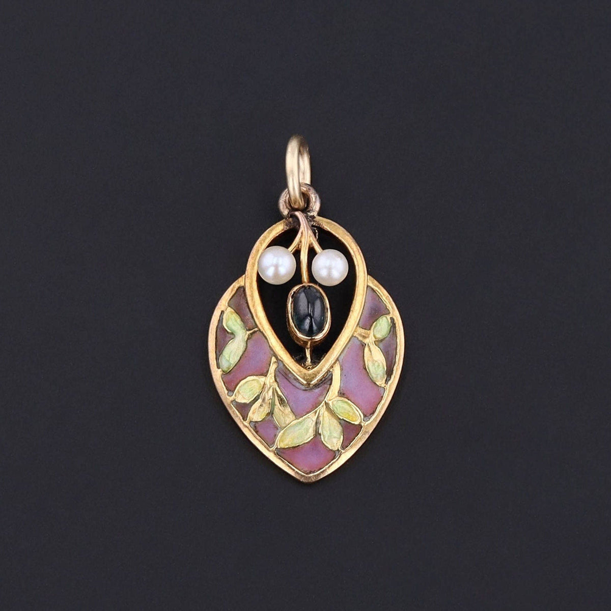 Plique - a - jour Pendant | Antique Charm - Trademark Antiques