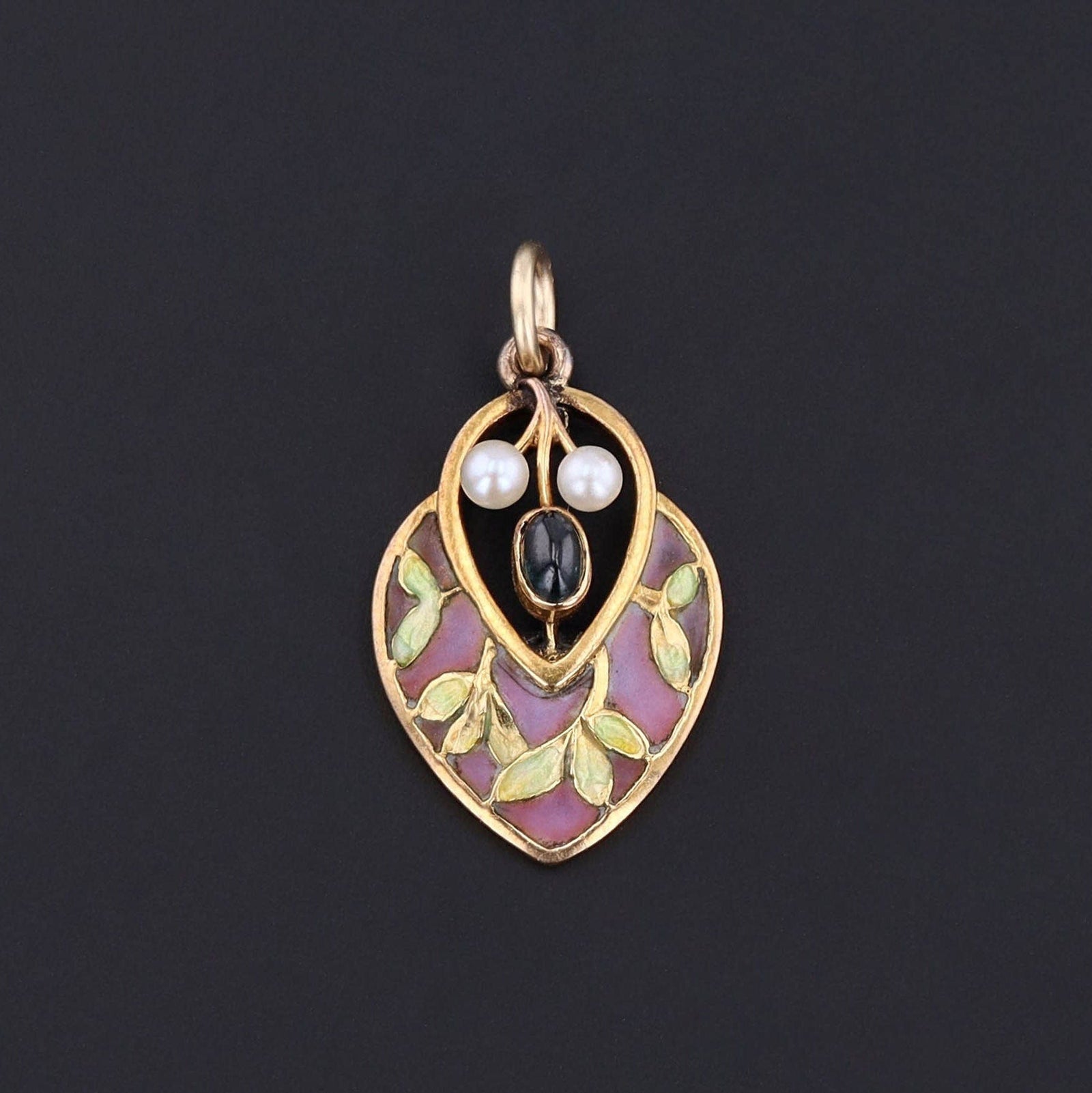 Plique - a - jour Pendant | Antique Charm - Trademark Antiques