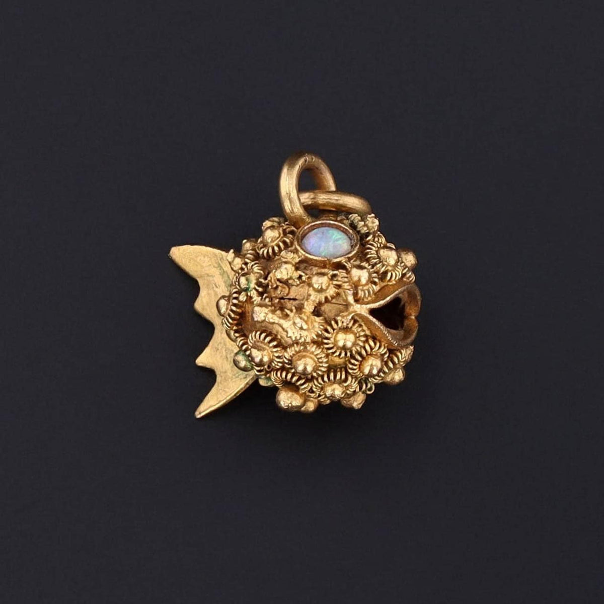 Puffer Fish Charm | Antique Charm - Trademark Antiques