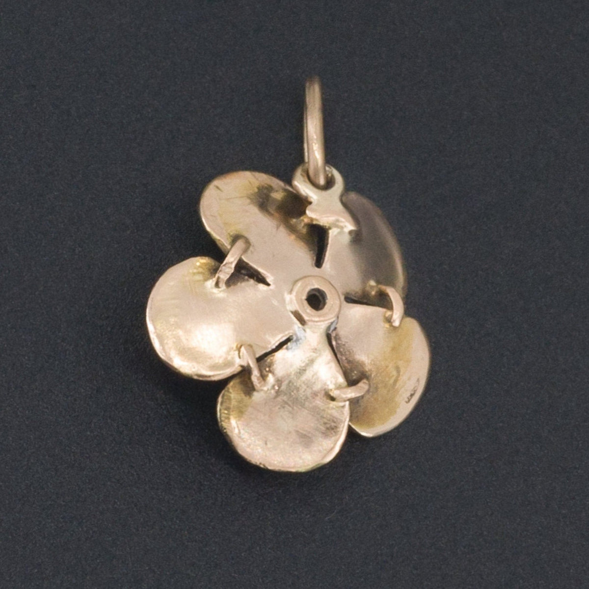 Purple Flower Charm | Antique Flower - Trademark Antiques
