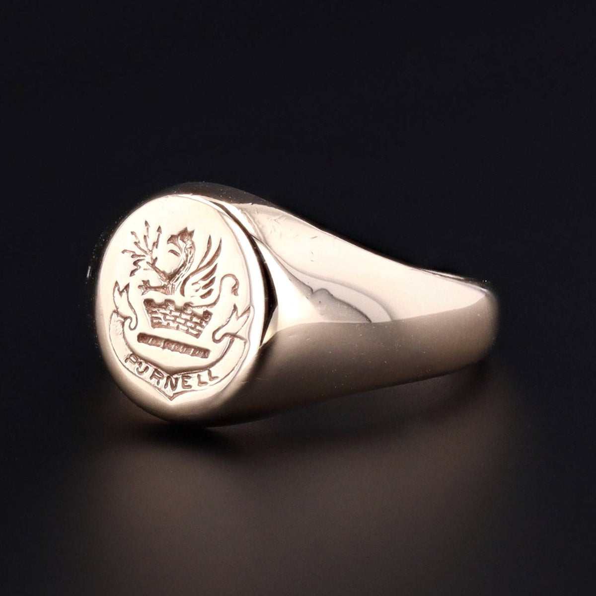 Reserved for F - Vintage Purnell School Ring of 10k Gold - Trademark Antiques
