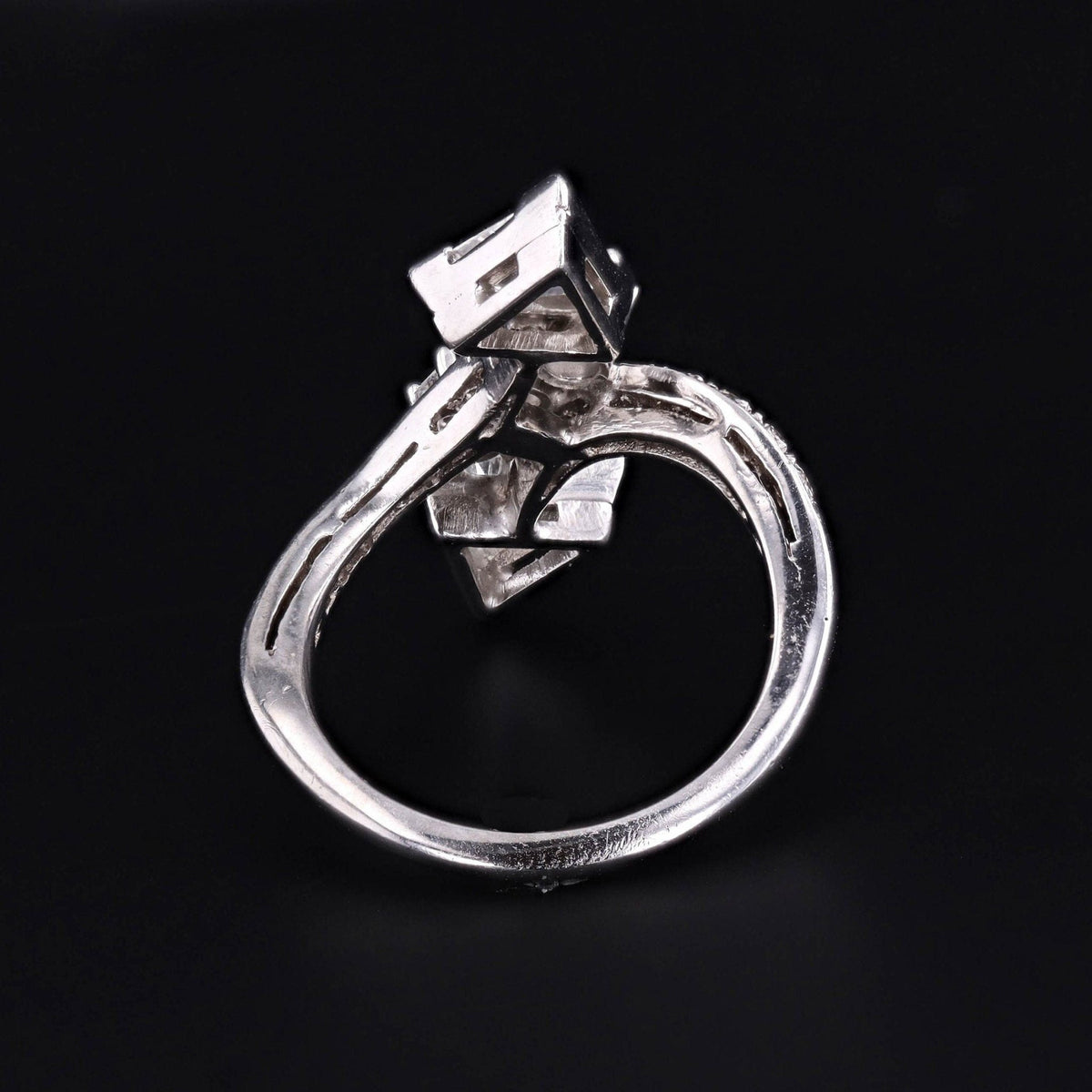 RESERVED for S - Diamond Arrow Ring | Vintage Ring - Trademark Antiques