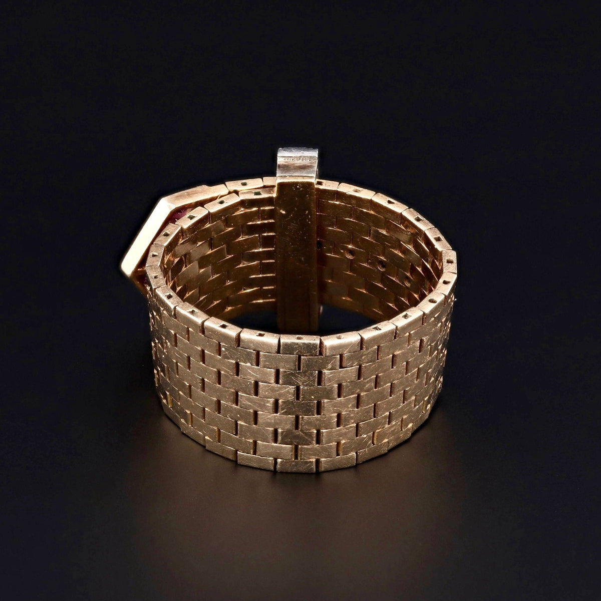 Retro Buckle Ring | Vintage Belt Buckle Ring - Trademark Antiques
