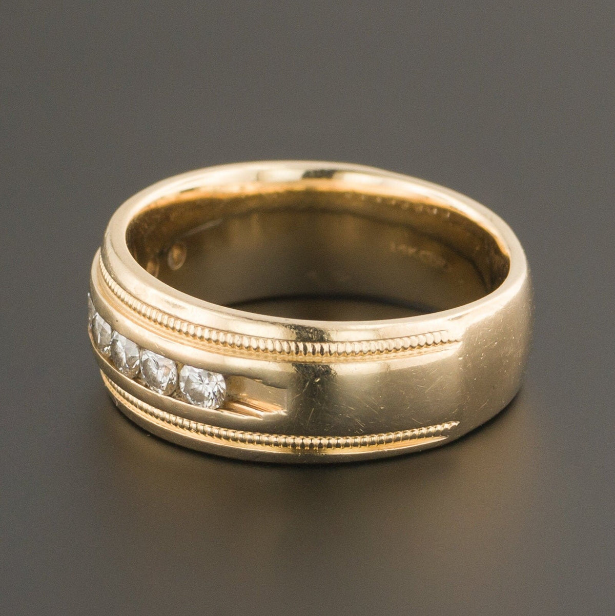 Retro Diamond Ring | 14k Gold Ring - Trademark Antiques