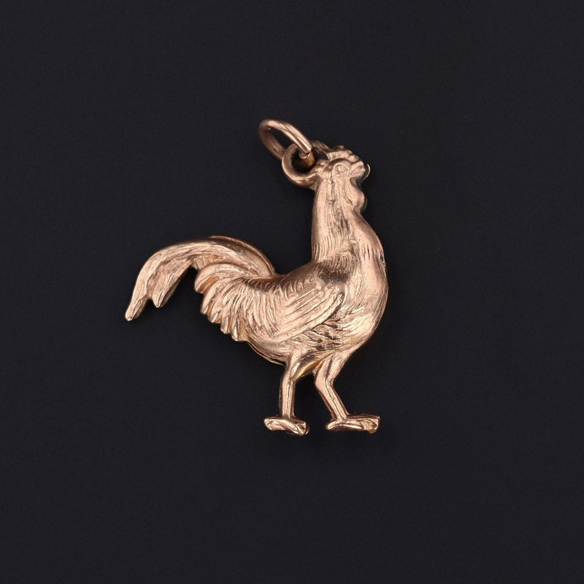 Rooster Charm | Vintage Rooster Charm - Trademark Antiques