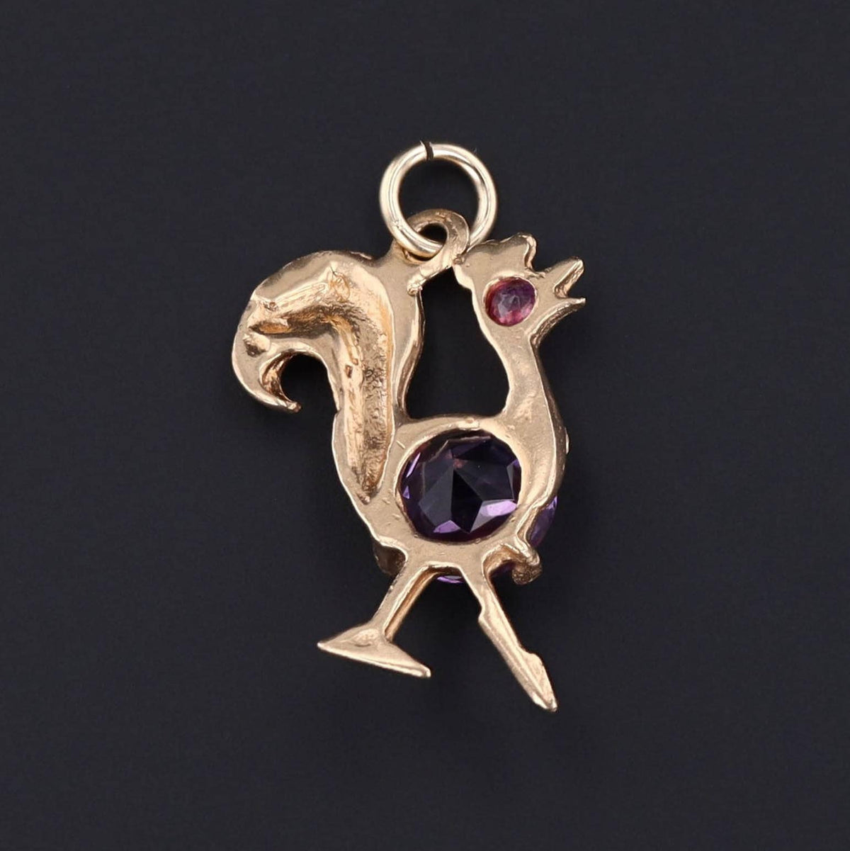 Rooster Charm | Vintage Rooster Charm - Trademark Antiques