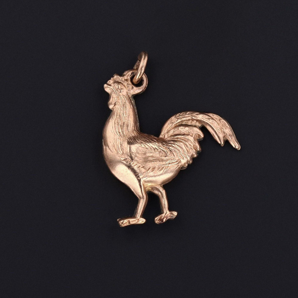 Rooster Charm | Vintage Rooster Charm - Trademark Antiques