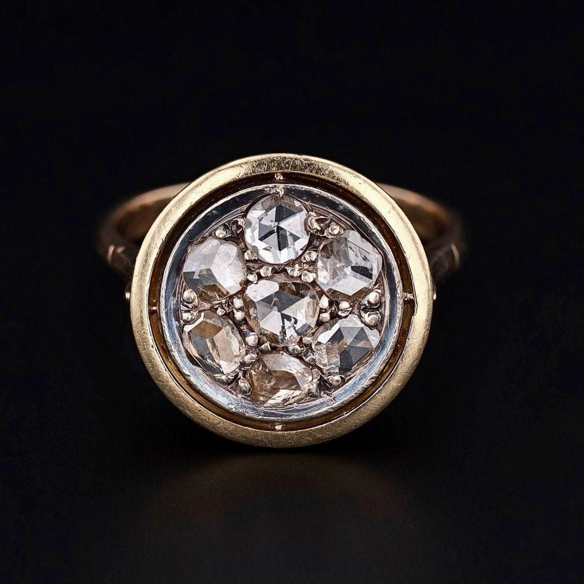 Rose Cut Diamond Ring | Antique Ring - Trademark Antiques