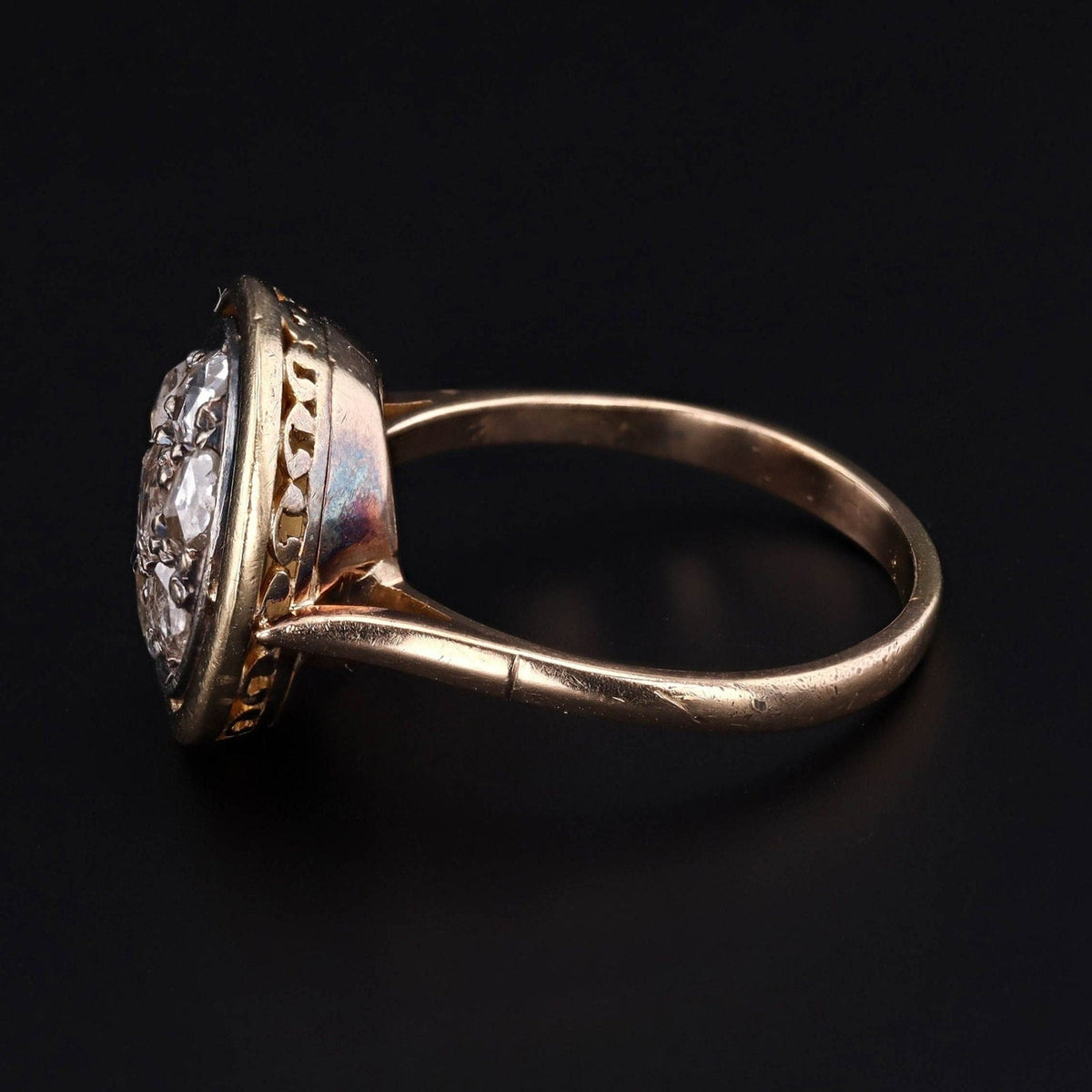 Rose Cut Diamond Ring | Antique Ring - Trademark Antiques