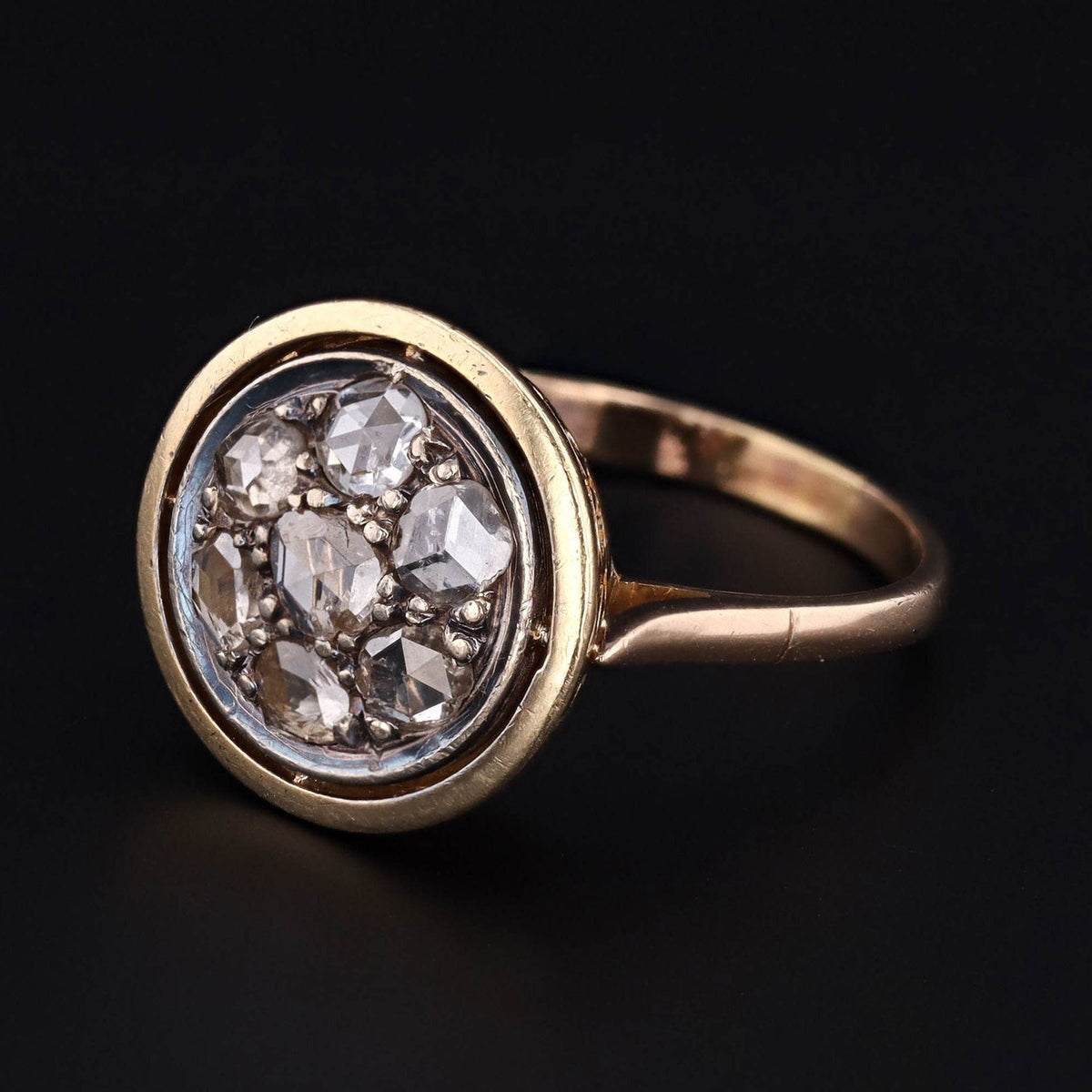 Rose Cut Diamond Ring | Antique Ring - Trademark Antiques