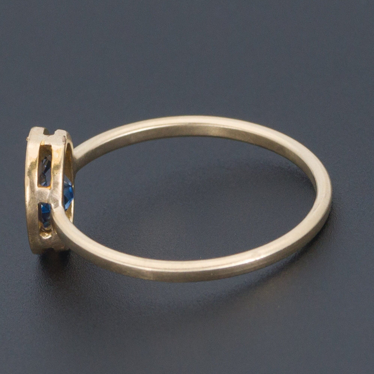 Sapphire Ring | 14k Gold Sapphire Ring - Trademark Antiques