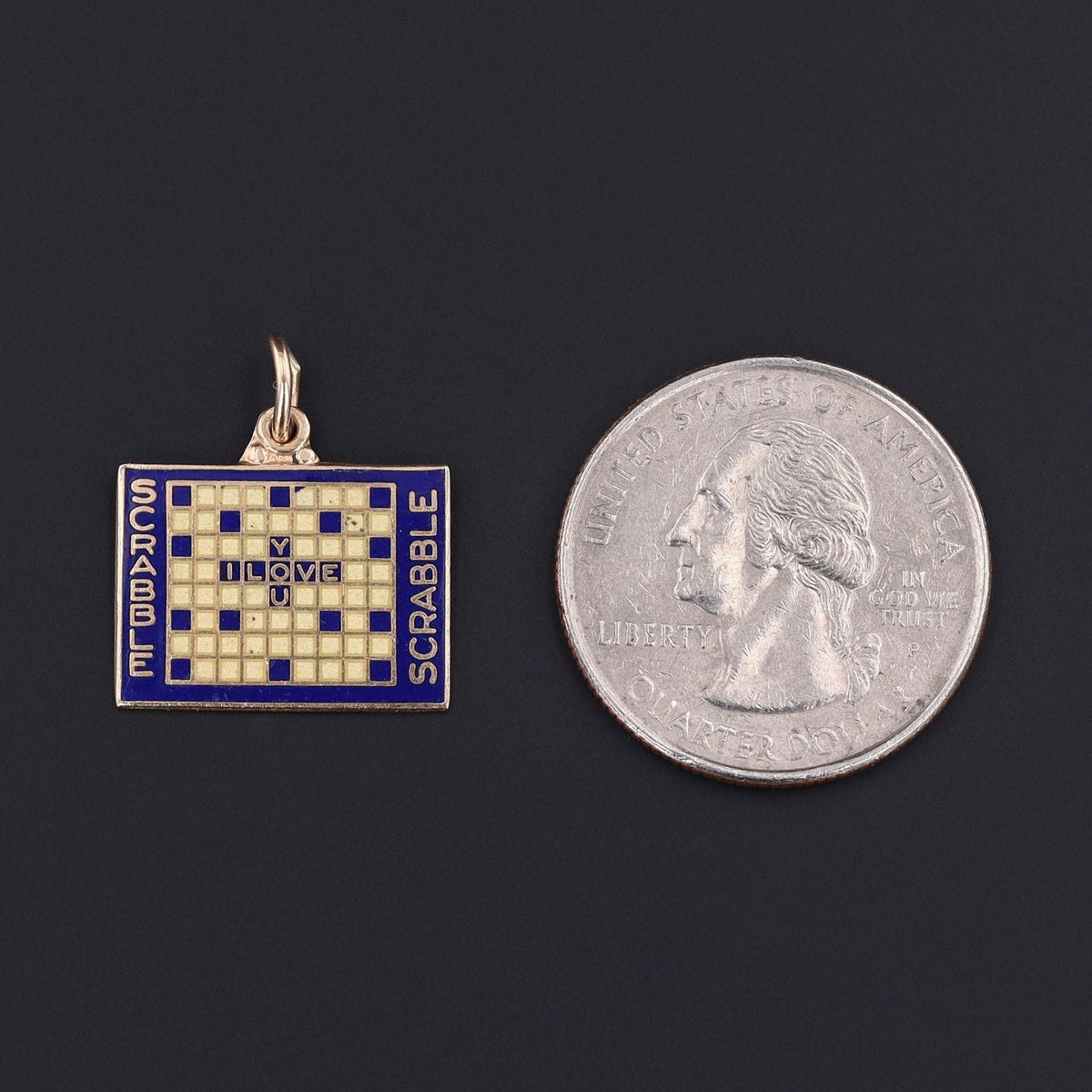 Scrabble Pendant | Vintage Pendant - Trademark Antiques