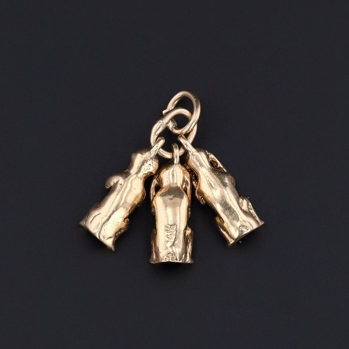 See No Evil, Hear No Evil, Speak No Evil | Monkey Pendant - Trademark Antiques