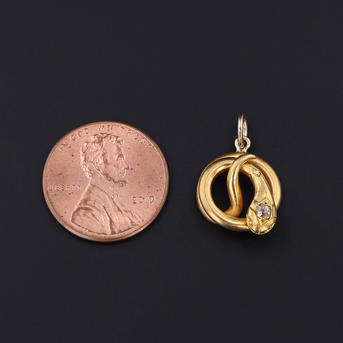 Snake Charm | Antique Charm - Trademark Antiques
