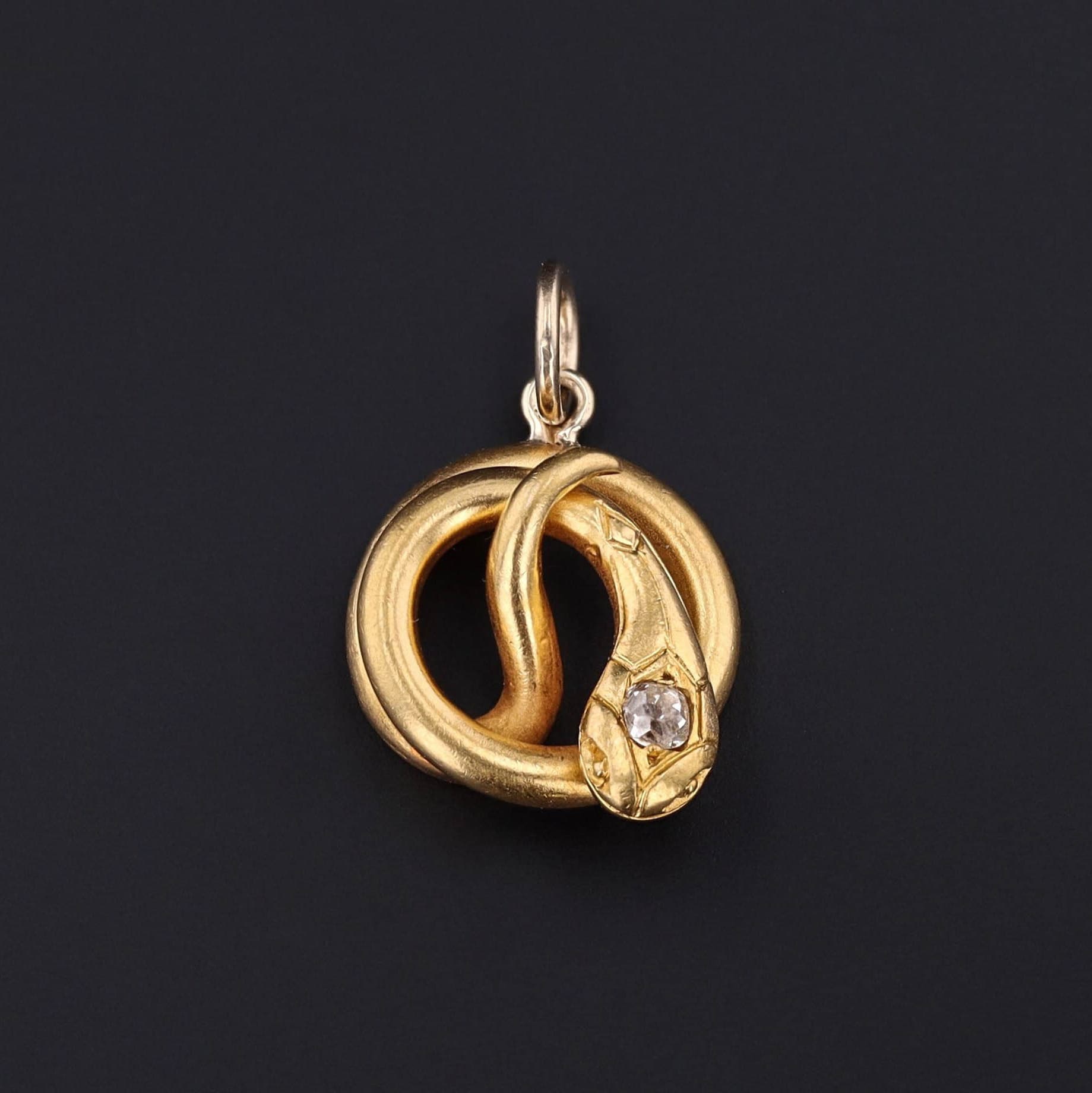 Snake Charm | Antique Charm - Trademark Antiques