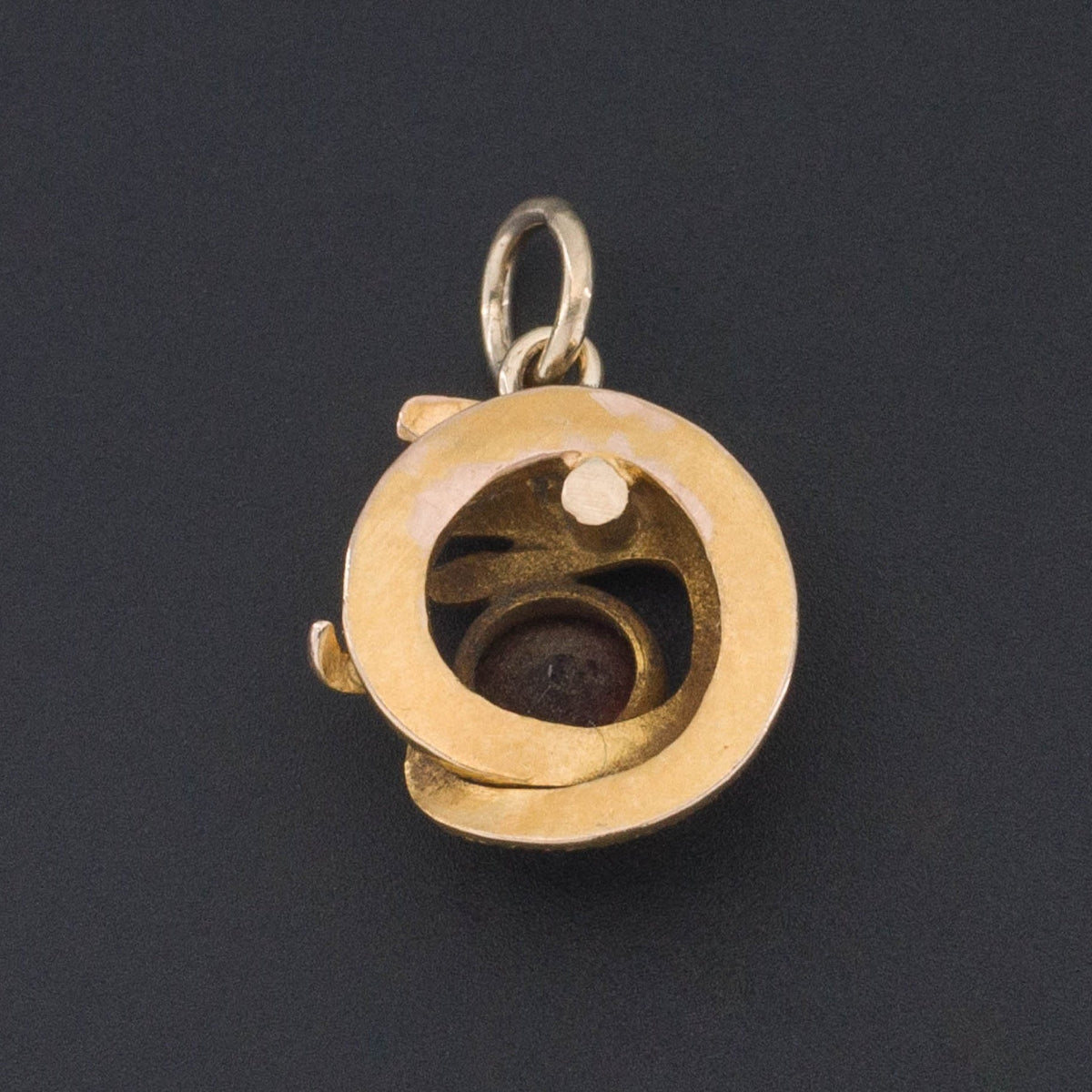 Snake Charm | Garnet Snake Charm - Trademark Antiques